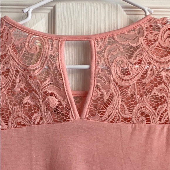 Rose Pink Lace Blouse - Picture 7 of 8
